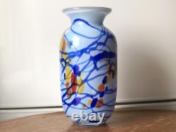 Vintage Murano Italian Art Glass Sculpture Vase 60's hand blown
