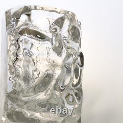 Vintage Murano Italian Art Glass Sculpture Vase 60's hand blown