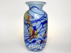Vintage Murano Italian Art Glass Sculpture Vase 60's hand blown
