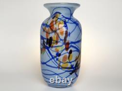 Vintage Murano Italian Art Glass Sculpture Vase 60's hand blown