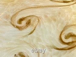 Vintage Murano Italian Hand Blown Starry Night Art Glass Bowl