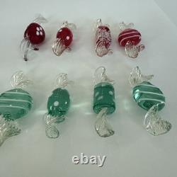 Vintage Murano Italy Hand Blown Glass Candy Lot Mid Century Art Glass Decor