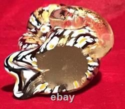 Vintage Murano Made in Italy, Hand Blown Art, Daisy/Flower Retired Sculpture (T)