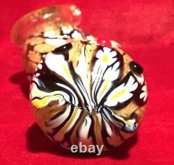 Vintage Murano Made in Italy, Hand Blown Art, Daisy/Flower Retired Sculpture (T)