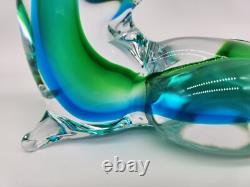 Vintage Murano Made in Italy Hand Blown Art Resting Sitting Horse Sculpture