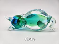 Vintage Murano Made in Italy Hand Blown Art Resting Sitting Horse Sculpture