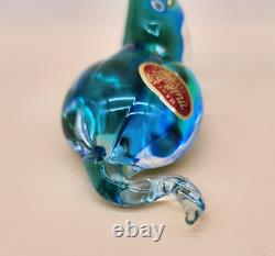 Vintage Murano Made in Italy Hand Blown Art Resting Sitting Horse Sculpture