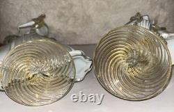 Vintage Murano Mid Century Art Glass Dancers With Internal Gold Dusting