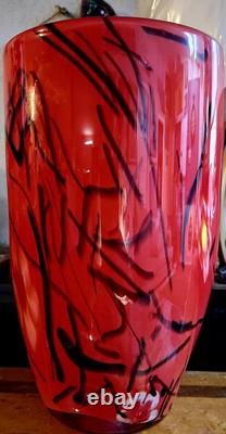 Vintage Murano Millefiore Hand Blown Art Glass Vase