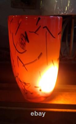 Vintage Murano Millefiore Hand Blown Art Glass Vase