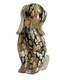 Vintage Murano Millefiori Art Glass Dog 4.5 Figurine Gold Aventurine Italy Rare