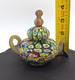 Vintage Murano Millefiori Teapot Paperweight Hand Blown Art Glass Italy 4