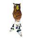 Vintage Murano Owl Figure Sculpture Hand Blown Art Glass Bullicante 12 Tall