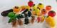Vintage Murano Style Art Glass Hand-Blown Fruit & Vegetables lot of 26