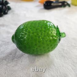 Vintage Murano Style Art Glass Hand-Blown Fruit & Vegetables lot of 26