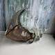 Vintage Murano Style Art Glass Sculpture Abstract Horn/Conch Shape Hand Blown