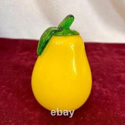 Vintage Murano Style Hand Blown Art Glass Fruits and Vegetables