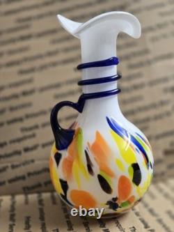 Vintage Murano Style Hand Blown Glass Vase
