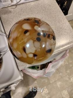 Vintage Murano Style Hand Blown Vetri Mushroom Lamp 9 Works great Vintage Murano Style Hand Blown Vetri Mushroom Lamp 9 Works great