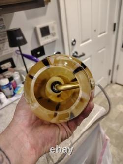 Vintage Murano Style Hand Blown Vetri Mushroom Lamp 9 Works great