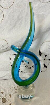 Vintage Murano Style Love Knot Hand Blown Glass