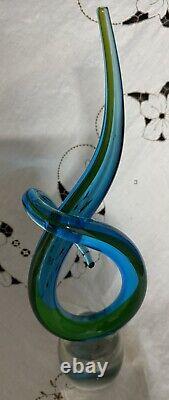 Vintage Murano Style Love Knot Hand Blown Glass