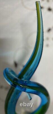 Vintage Murano Style Love Knot Hand Blown Glass