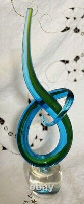 Vintage Murano Style Love Knot Hand Blown Glass