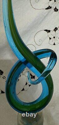 Vintage Murano Style Love Knot Hand Blown Glass