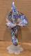 Vintage Murano Style Millefiori Art Glass Horn of Plenty Vase Hand Blown Italy