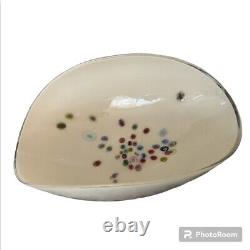 Vintage Murano -Yalos Casa 225 Hand Blown Glass Bowl millefiori. Made in Italy