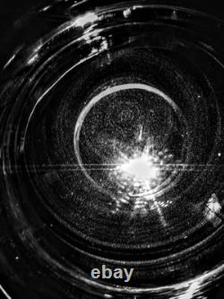 Vintage Rare Hand Blown Murano Glass MCM Double Wall Convex Bowl 10in Wide 5 Hgt