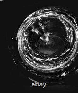 Vintage Rare Hand Blown Murano Glass MCM Double Wall Convex Bowl 10in Wide 5 Hgt