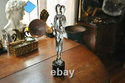 Vintage Signed Murano Art Glass Renato Anatra The Lovers 17.5 Tall Sculpture