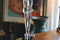 Vintage Signed Murano Art Glass Renato Anatra The Lovers 17.5 Tall Sculpture