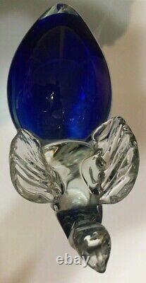 Vintage Stunning Art Glass Murano Sculpture Elephant 17 Tall