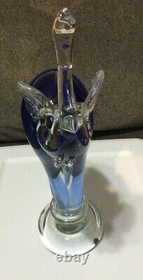 Vintage Stunning Art Glass Murano Sculpture Elephant 17 Tall