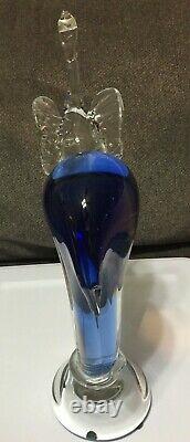 Vintage Stunning Art Glass Murano Sculpture Elephant 17 Tall