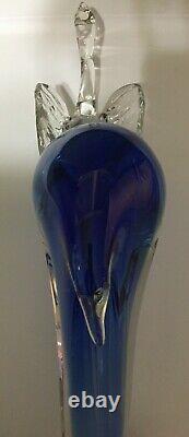 Vintage Stunning Art Glass Murano Sculpture Elephant 17 Tall