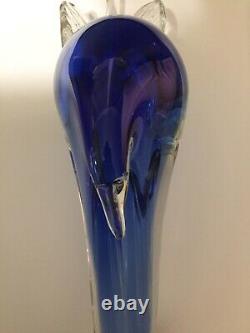 Vintage Stunning Art Glass Murano Sculpture Elephant 17 Tall