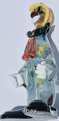 Vintage Toscany Venetican Hand Blown Murano Collector Glass Clown