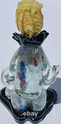 Vintage Toscany Venetican Hand Blown Murano Collector Glass Clown