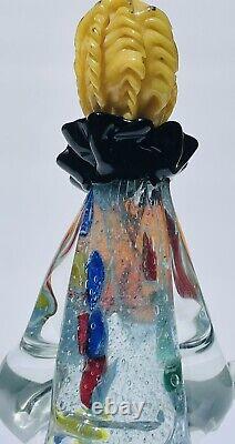 Vintage Toscany Venetican Hand Blown Murano Collector Glass Clown