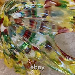 Vintage Venetian Murano Hand-blown Glass Bird Original J. I. Co. Made in Italy