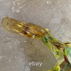 Vintage Venetian Murano Hand-blown Glass Bird Original J. I. Co. Made in Italy