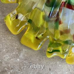 Vintage Venetian Murano Hand-blown Glass Bird Original J. I. Co. Made in Italy