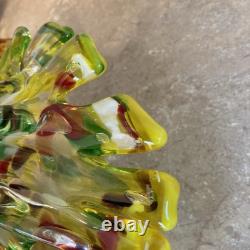 Vintage Venetian Murano Hand-blown Glass Bird Original J. I. Co. Made in Italy
