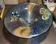 Vintage XL 18 Hand Blown Multi Colored Art Glass Bowl Millefiori Murano Style