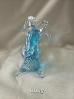 Vintage hand blown Murano Italian art studio glass goat sculpture statue