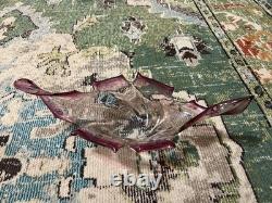 Vintage mid century hand-blown Murano glass centerpiece bowl